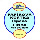 Blok lepený kostka LINDA - 9 x 9 cm